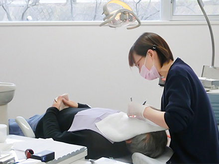 しっかりとした説明で納得の治療を